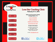 Tablet Screenshot of lonestarclinic.com